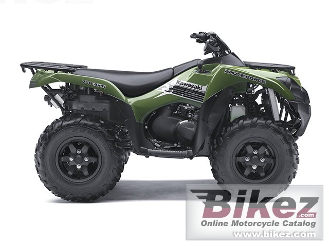 Big Kawasaki brute force 750 4x4i picture and wallpaper from Bikez.com